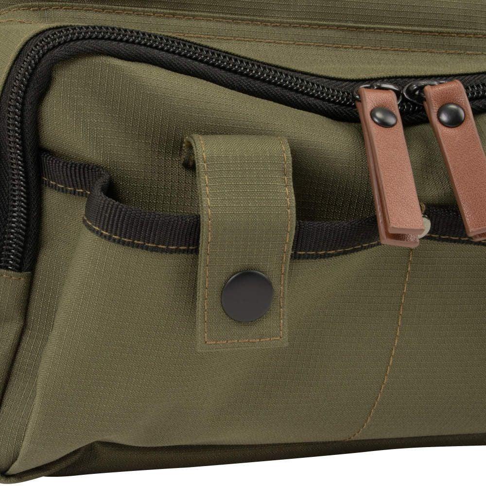 Allen Triumph Ripstop Range Bag with Handgun Mat Olive Green Picture of The Allen Company Inc. ALLEN TRIUMPH RANGE BAG WITH PISTOL MAT GREEN RIPSTOP
