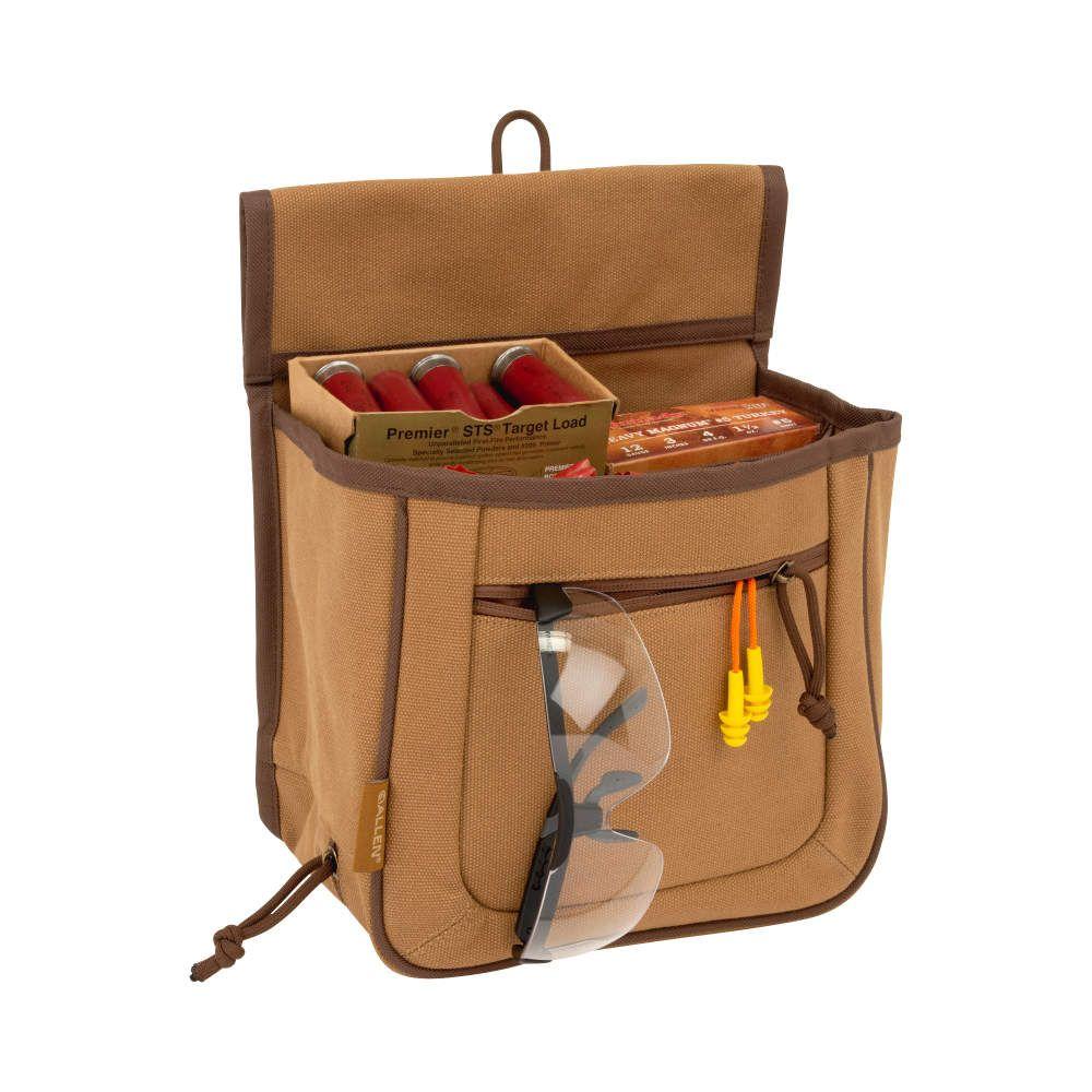 Allen Rival Double Compartment Shell Bag with 52" Belt Tan Picture of The Allen Company Inc. RIVAL DOUBLE COMPARTMENT SHELL BAG TAN CANVAS