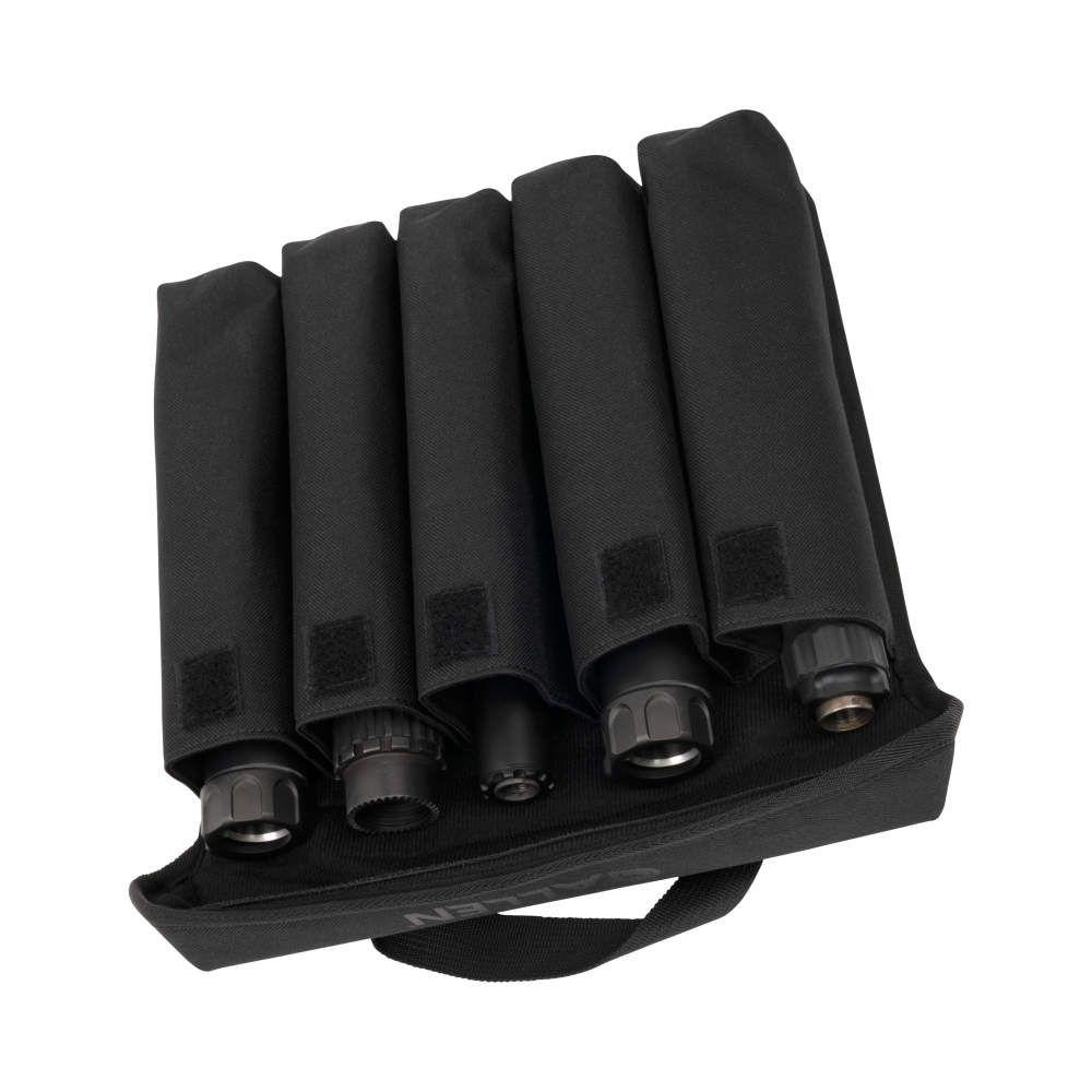 Allen Suppressor Pouch Silencer Bag Black Picture of The Allen Company Inc. ALLEN Suppressor Case Tactical 5Can Silencer Bag Black