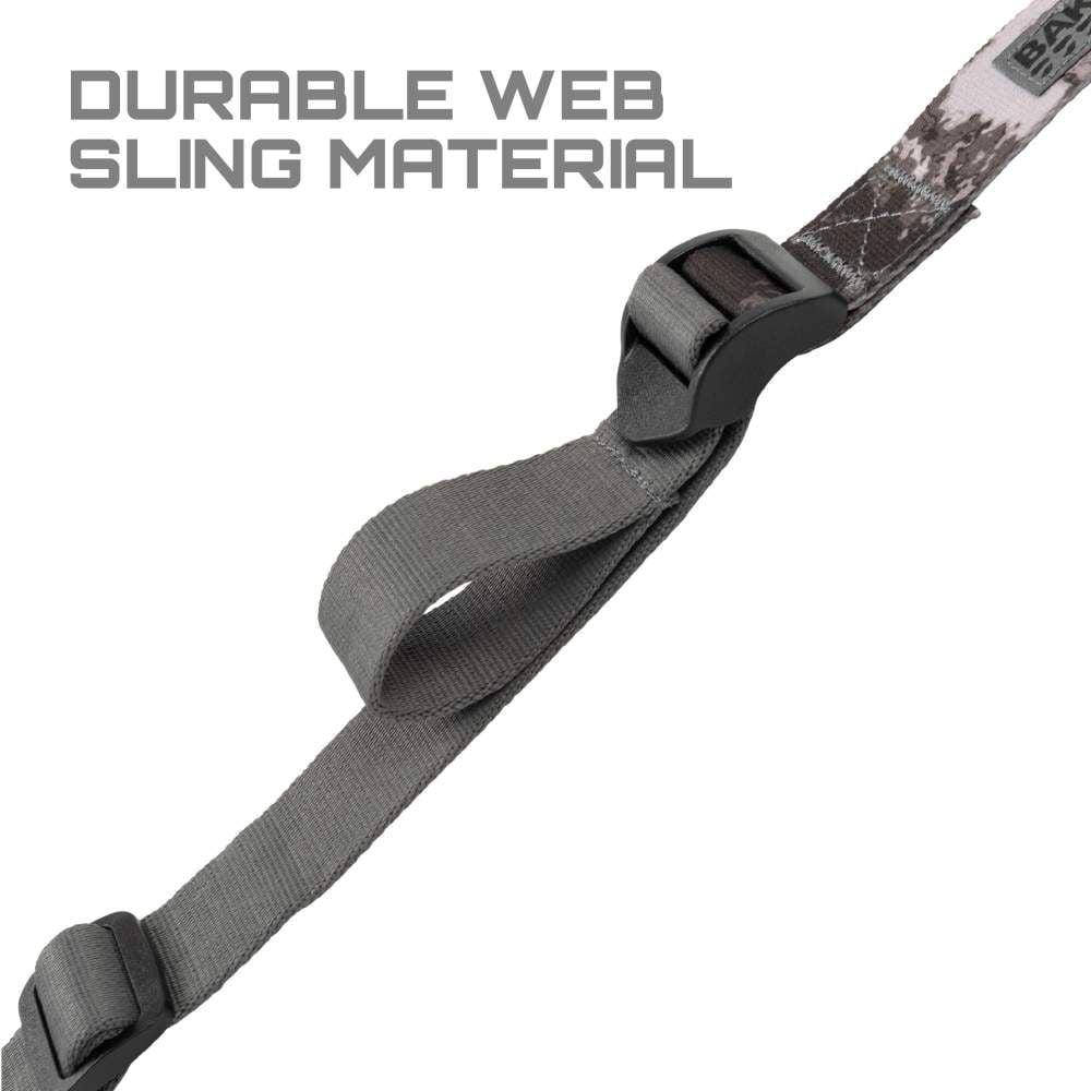 Allen Trak Traction Web Rifle Sling with QD Swivels 36" Veil Tac Grey Picture of The Allen Company Inc. Tac Six Trak Traction Web Sling with QD Swivels Veil Tac Gray