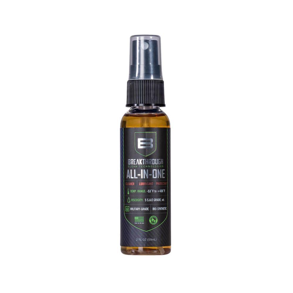 Breakthrough Clean Technologies Bio-Synthetic All-In-One CLP 2 oz Pump Spray Bottle Picture of The Allen Company Inc. BATTLE BORN ALL-IN-ONE (CLP) - 2OZ PUMP SPRAY BOTTLE