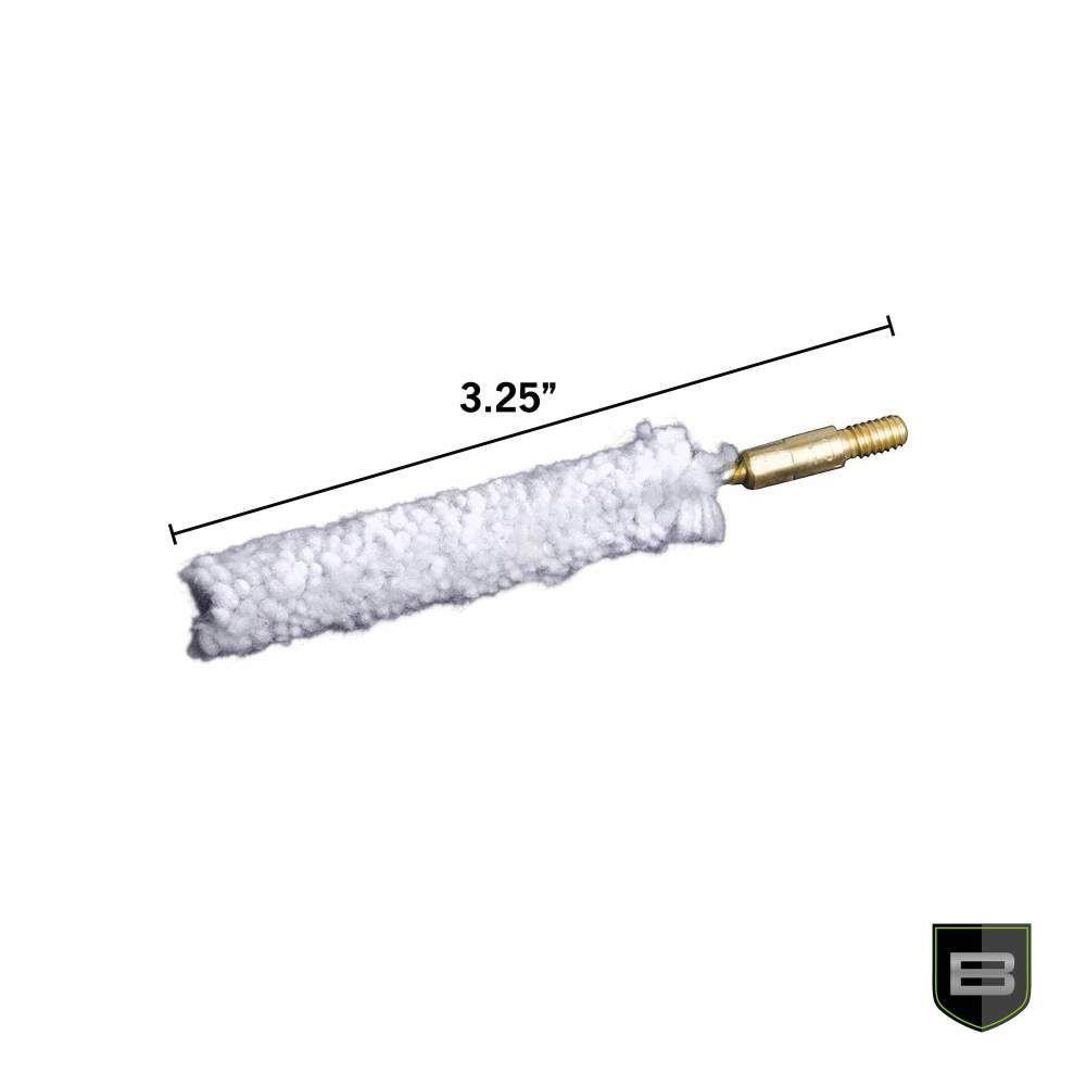 Breakthrough Clean Technologies Bore Mop Cleaning Swabs .44/.45 Cal White Picture of The Allen Company Inc. Allen Breakthrough Bore Mop .44 .45 Cal 12 Per Box