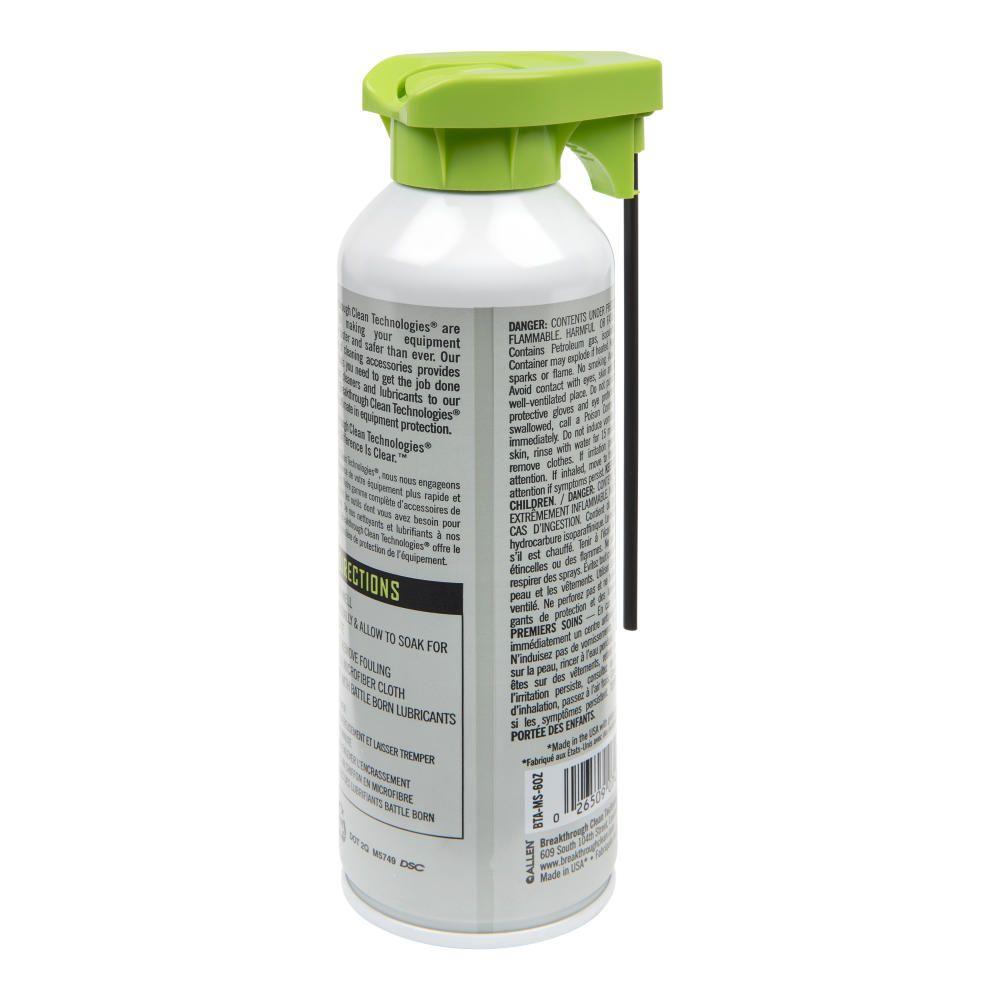 Breakthrough Clean Technologies Military Grade Solvent 6 oz Aerosol Picture of The Allen Company Inc. MILITARY GRADE SOLVENT AEROSOL 6 OZ