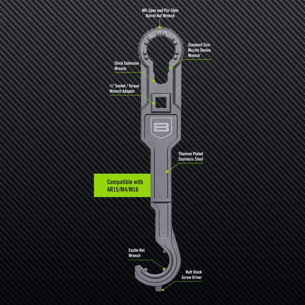 Breakthrough Clean Technologies Modern Sporting Rifle Armorers Wrench AR-15 Picture of The Allen Company Inc. Breakthrough Clean Technologies Modern Sporting (AR-15) Armorers Wrench