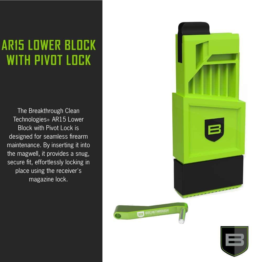 Breakthrough Clean Technologies AR15 Lower Block with Pivot Lock Picture of The Allen Company Inc. ALLEN BCT AR15 LOWER VISE BLOCK W/ PIVOT LOCK