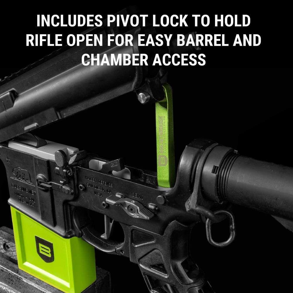 Breakthrough Clean Technologies AR15 Lower Block with Pivot Lock Picture of The Allen Company Inc. ALLEN BCT AR15 LOWER VISE BLOCK W/ PIVOT LOCK