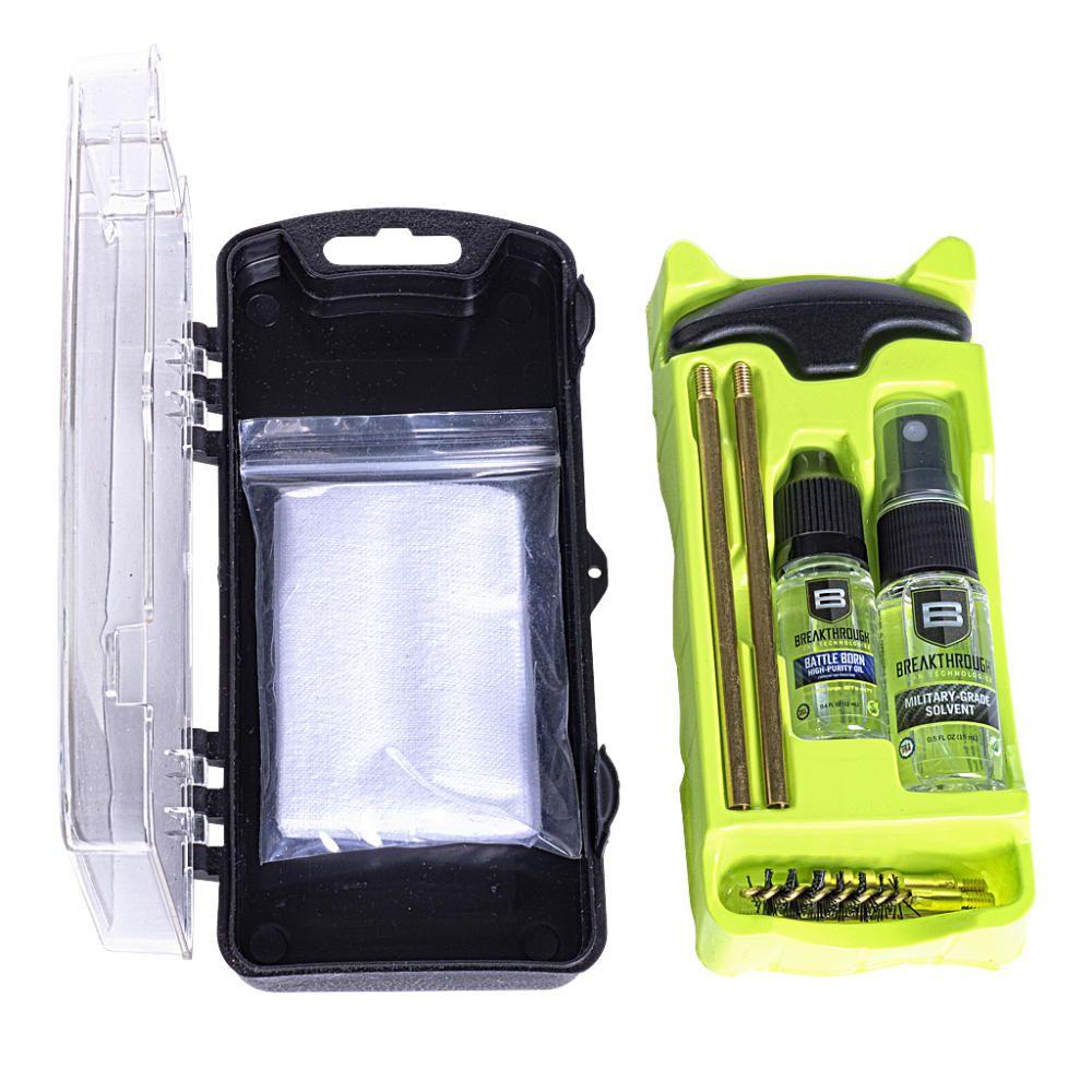 Breakthrough Clean Technologies Vision Series Pistol Cleaning Kit 357/.38 Cal and 9mm Picture of The Allen Company Inc. VISION SERIES HARD-CASE HANDGUN CLEANING KIT - .35 CAL / .38 CAL / 9MM