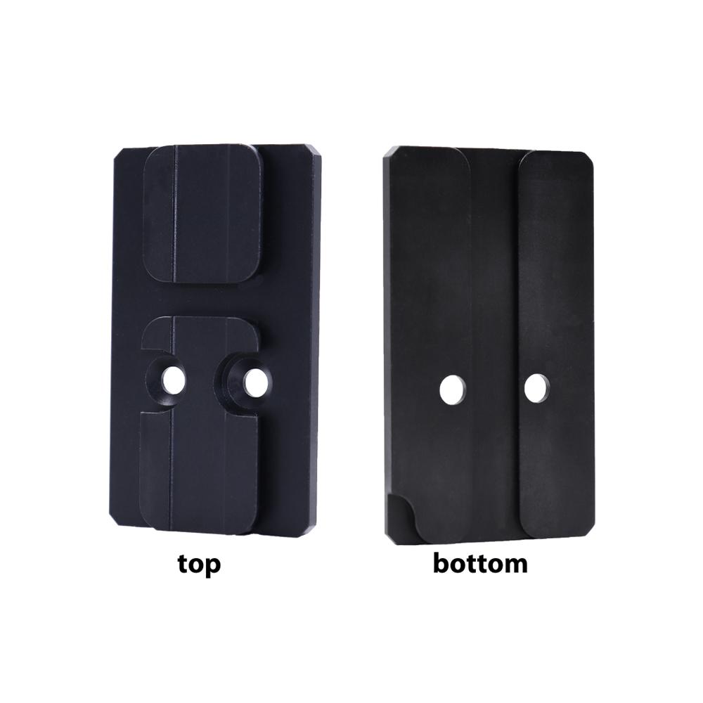 XS Sights Glock MOS Optic Mount Bundle for Glock ACRO Non Tritium Black Picture of Xs Sight Systems Inc. Minimalist OR No-Trit/ Optic Mount Bundle - Fits Glock ACRO OPTIC