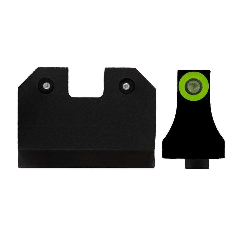 XS Sight R3D Night Sights for Glock Suppressor 17 19 22-24 26 27 31-36 - Green Picture of Xs Sight Systems Inc. XS Sight R3D Night Sights Green - Glock Suppressor 17 19 22-24 26 27 31-36
