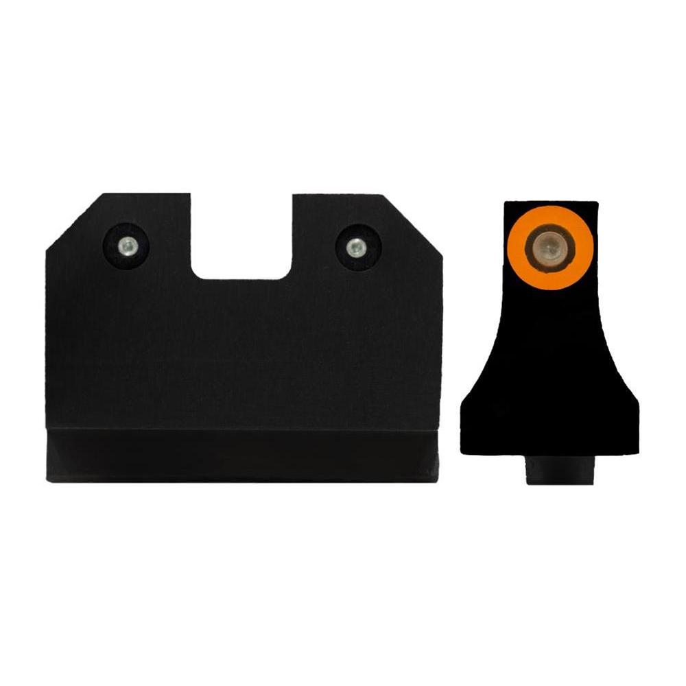 XS Sight R3D Night Sights for Glock Suppressor 17 19 22-24 26 27 31-36 - Orange Picture of Xs Sight Systems Inc. XS Sight R3D Night Sights Orange - Glock Suppressor 17 19 22-24 26 27 31-36