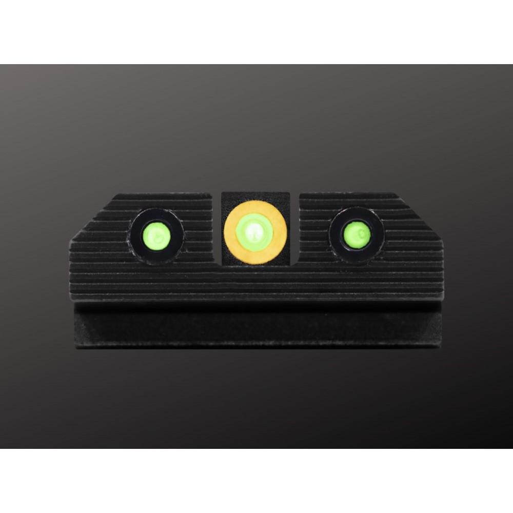 XS Sight Systems R3D 2.0 Night Sights for Glock 20/21/29/30/30S/37/40/41 Orange Front with Black Rear Picture of Xs Sight Systems Inc. R3D 2.0 Orange - Glock STD. HT. 20/21/29/30/30S/37/41