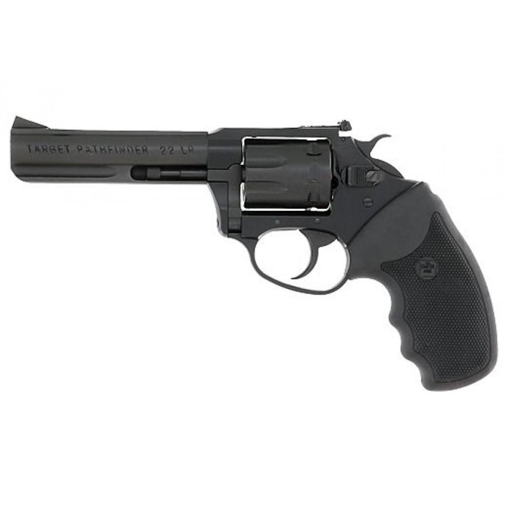 Charter Arms Pathfinder Handgun .22 LR 6rd Capacity 4.2" Barrel Black Picture of Charter Arms PATHFINDER PISTOL .22LR BLACK 4.2IN