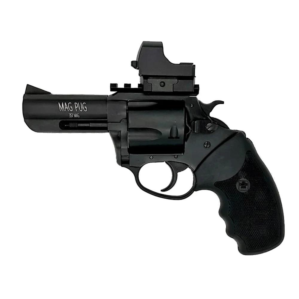 Charter Arms Mag Pug Handgun 357 Mag 5rd Capacity 3" Barrel Black with Red Dot - Refurbished