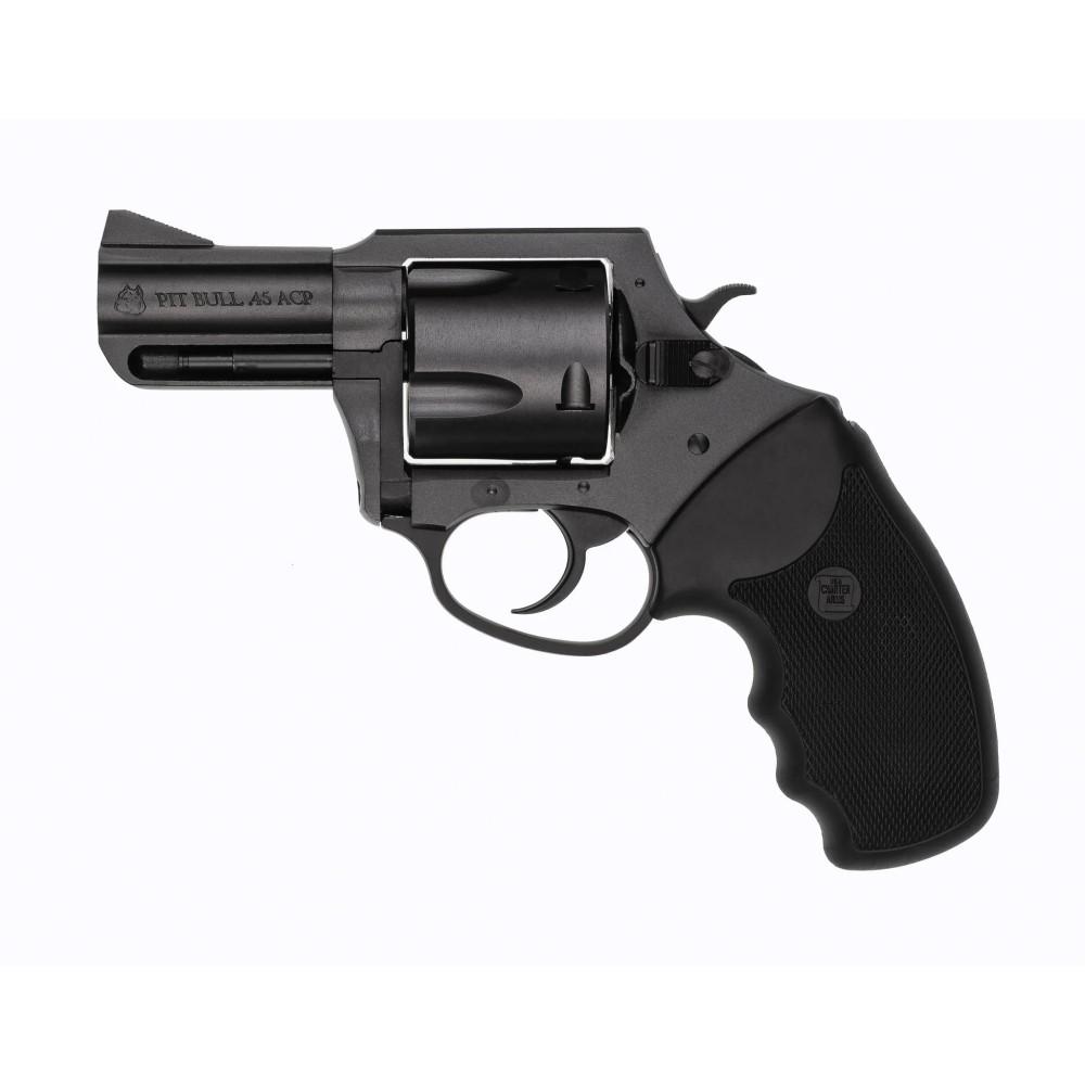 Charter Arms Pitbull Nitride Handgun .45 ACP 5rd Capacity 2.5" Barrel Full Grip REFURBISHED Picture of Charter Arms Pit Bull .45 ACPBlacknitride+ 2.5in Brl Referb.