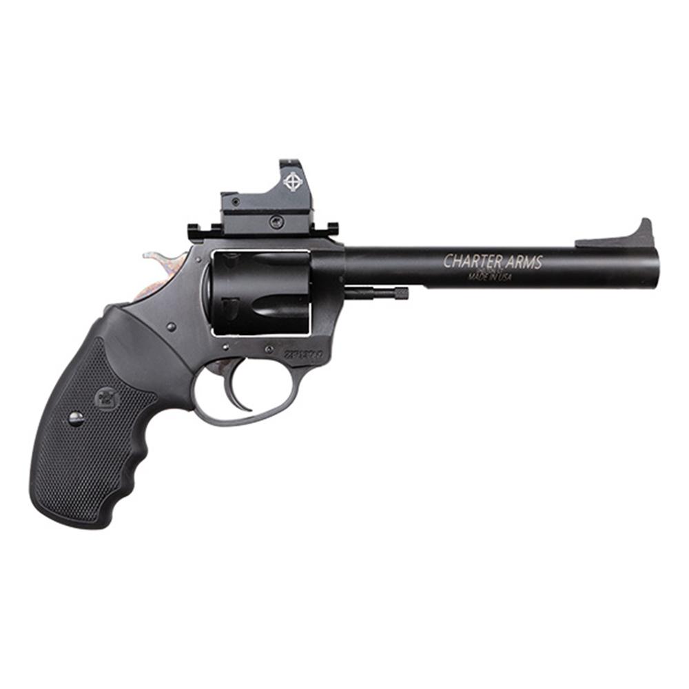 Charter Arms Target Mastiff Handgun 9mm Luger 5rd Magazine 6" Barrel Black with Optic
