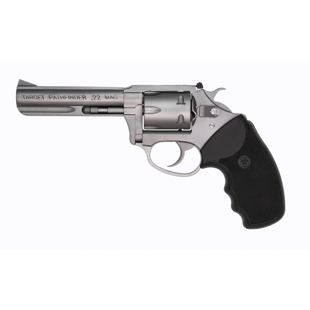 Charter Arms Pathfinder Lite Handgun .22 WMR 6rd Capacity 4.2" Barrel Stainless REFURBISHED Picture of Charter Arms Pathfinder .22 Mag Anodized/Stainless Steel 4.2in Brl Referb.