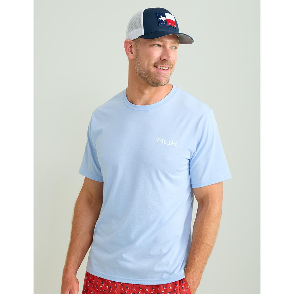 Huk Salute Short Sleeve T-Shirt Windsurfer S Picture of Marolina DBA HUK HUK SALUTE TEE WINDSURFER SS S