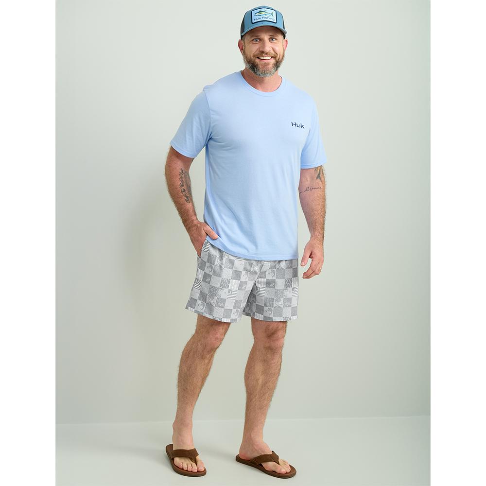 Huk KC Badge Series Short Sleeve Shirt Windsurfer L Picture of Marolina DBA HUK HUK KC BADGE SERIES TEE WINDSURFER SS L