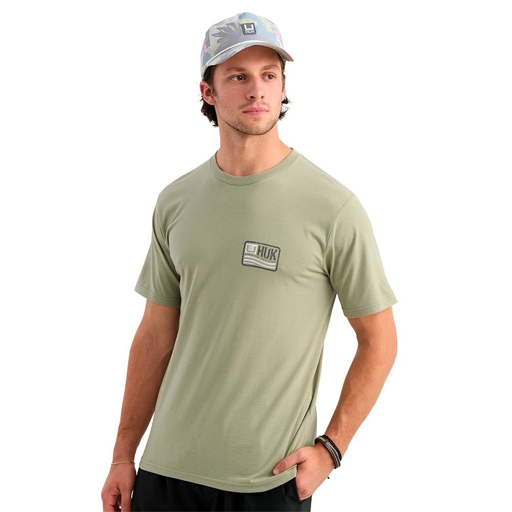 Huk Born Wave Short Sleeve Shirt Seagrass 2XL Picture of Marolina DBA HUK HUK BORN WAVE SS TEE SEAGRASS SIZE XXL