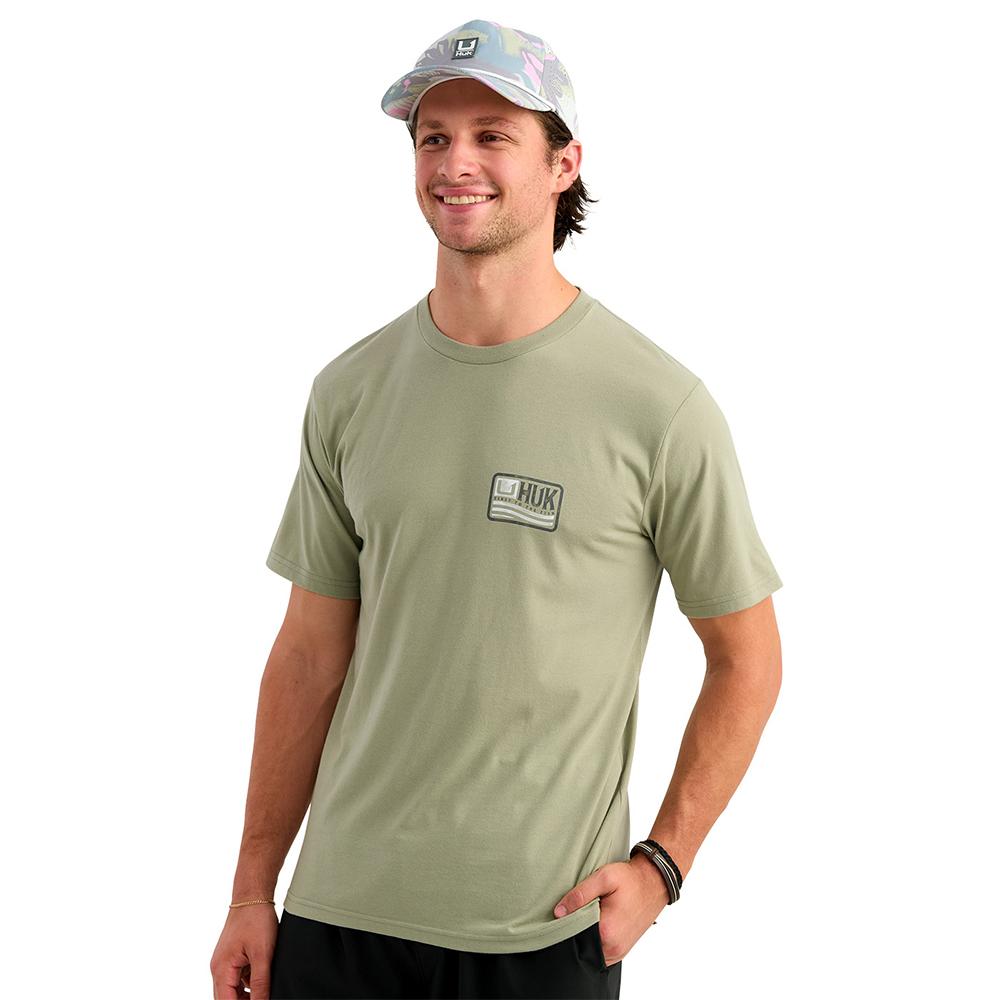 Huk Born Wave Short Sleeve Shirt Seagrass XL Picture of Marolina DBA HUK HUK BORN WAVE SS TEE SEAGRASS SIZE XL