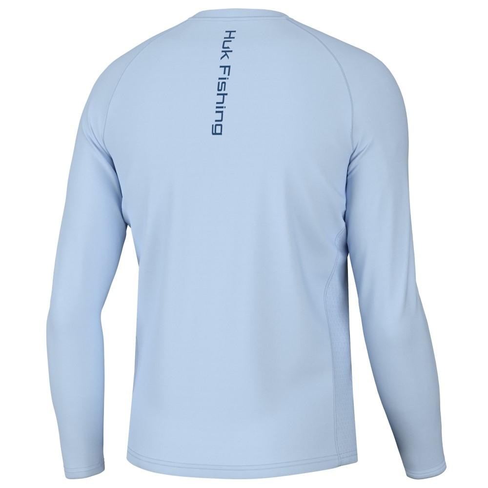 Huk Vented Pursuit Long Sleeve Shirt Ice Water XL Picture of Marolina DBA HUK HUK VENTED PURSUIT ICE WATER LS XL