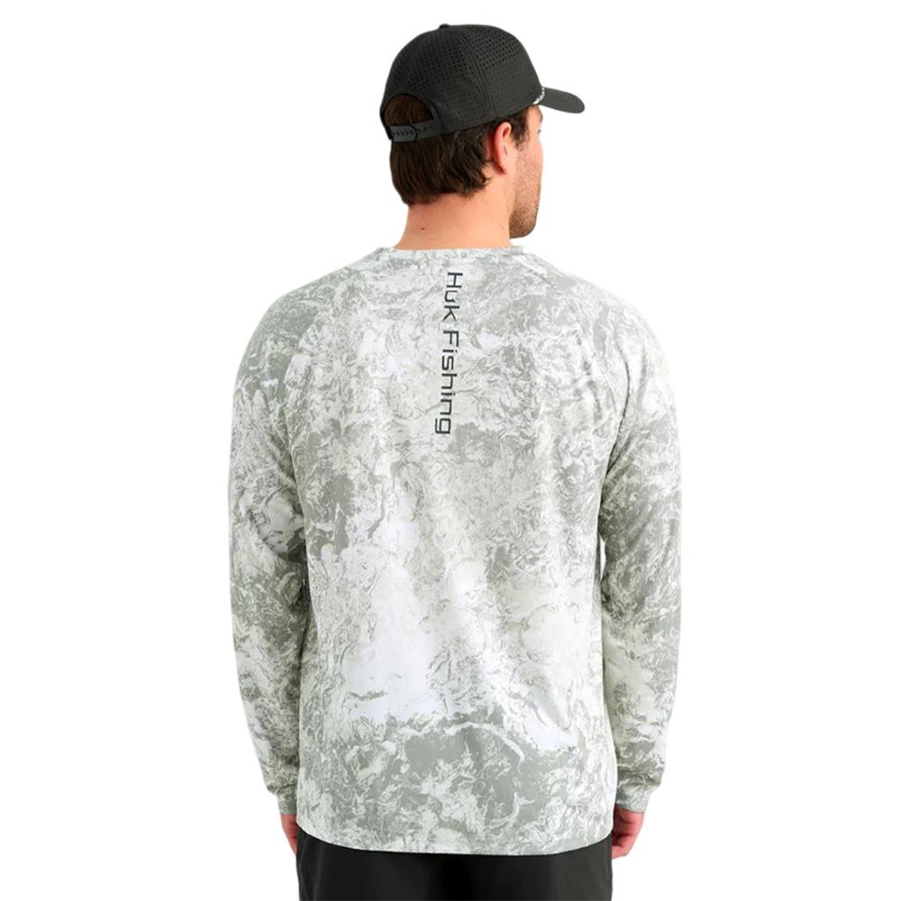 Huk Mossy Oak Pursuit Performance Long Sleeve Crew Shirt MO Seagrass M Picture of Marolina DBA HUK PURSUIT MOSSY OAK PRINTED LS CREW SEAGRASS SIZE M