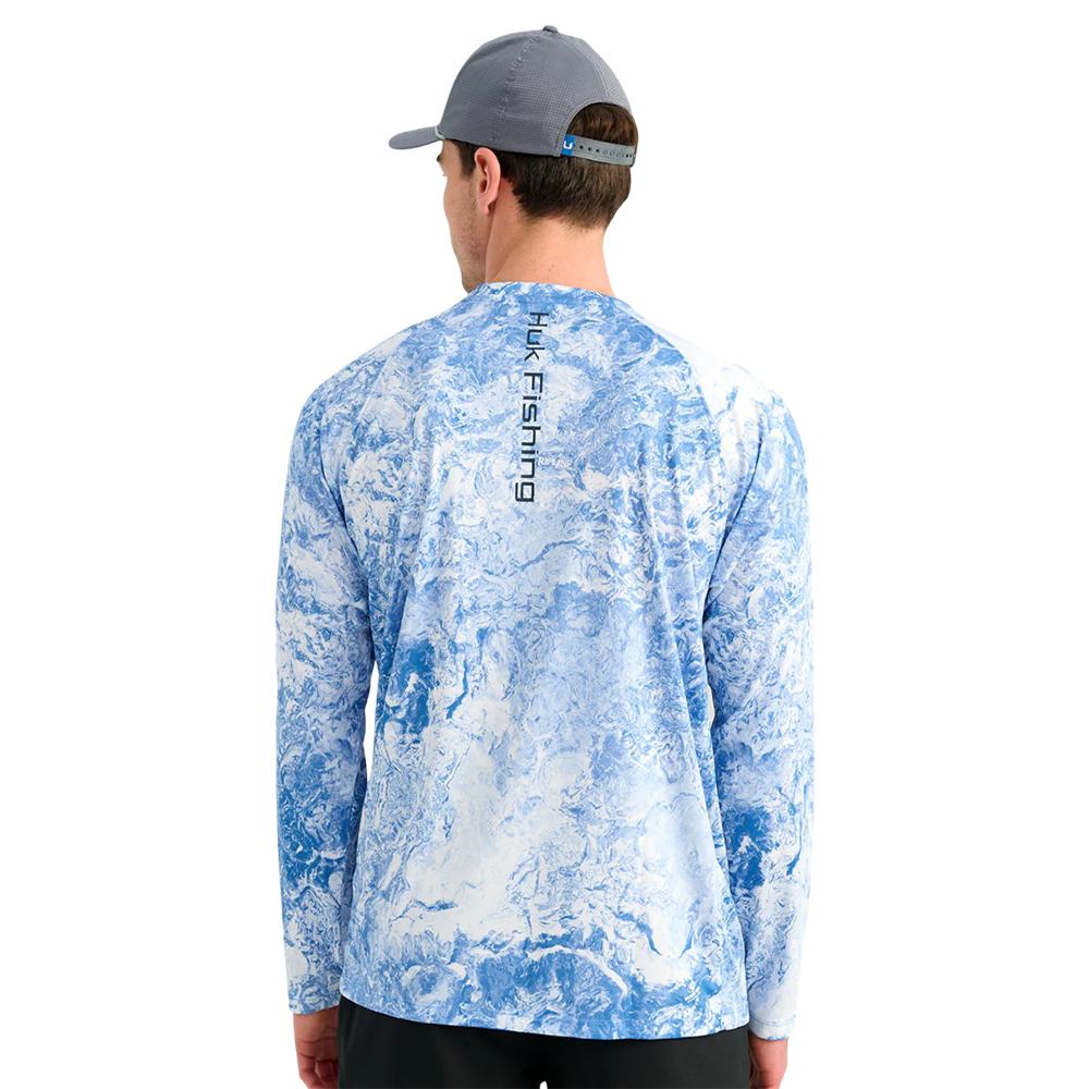 Huk Mossy Oak Pursuit Performance Long Sleeve Crew Shirt MO Regatta XL Picture of Marolina DBA HUK PURSUIT MOSSY OAK PRINTED LS CREW REGATTA SIZE XL