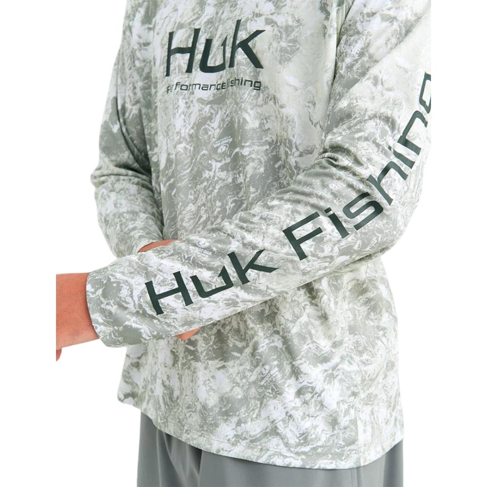 Huk Mossy Oak Pursuit Performance Hoodie MO Seagrass XL Picture of Marolina DBA HUK PURSUIT MOSSY OAK PRINTED HOODIE SEAGRASS SIZE XL