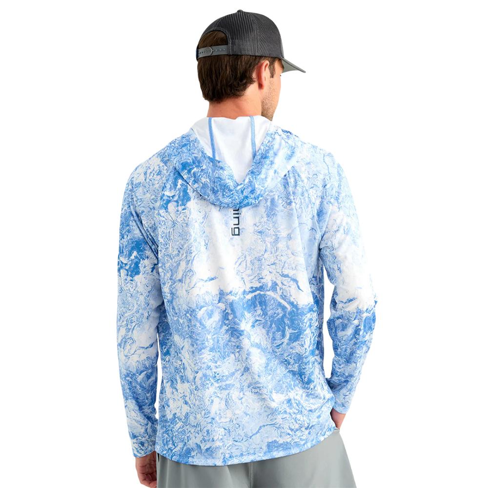 Huk Mossy Oak Pursuit Performance Hoodie MO Regatta S Picture of Marolina DBA HUK PURSUIT MOSSY OAK PRINTED HOODIE REGATTA SIZE S