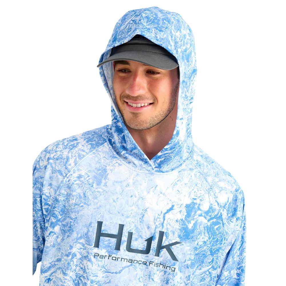 Huk Mossy Oak Pursuit Performance Hoodie MO Regatta S Picture of Marolina DBA HUK PURSUIT MOSSY OAK PRINTED HOODIE REGATTA SIZE S