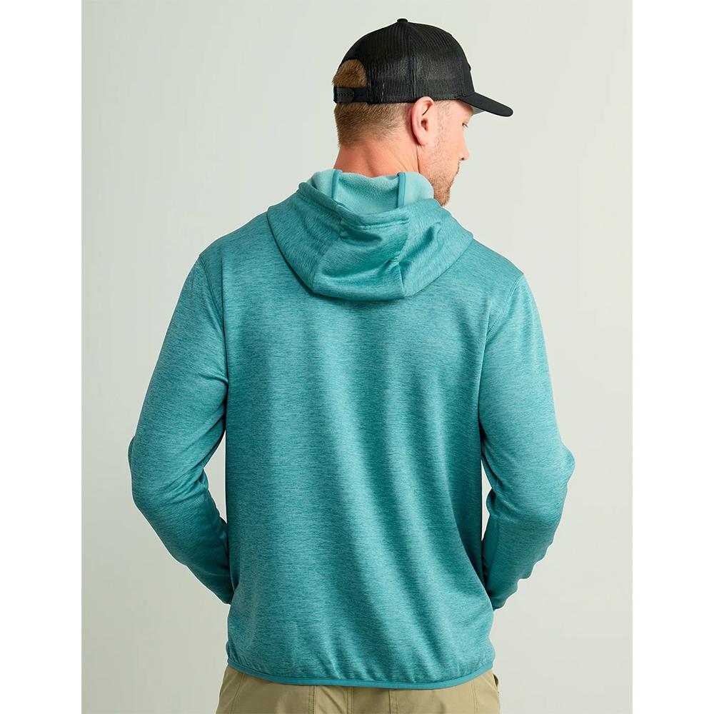 Huk Huk'd Up Performance Fleece Hoodie Storm Blue Heather M Picture of Marolina DBA HUK HUK HUK'D UP PERFORMANCE FLEECE HOODIE STORM BLUE HTHR M