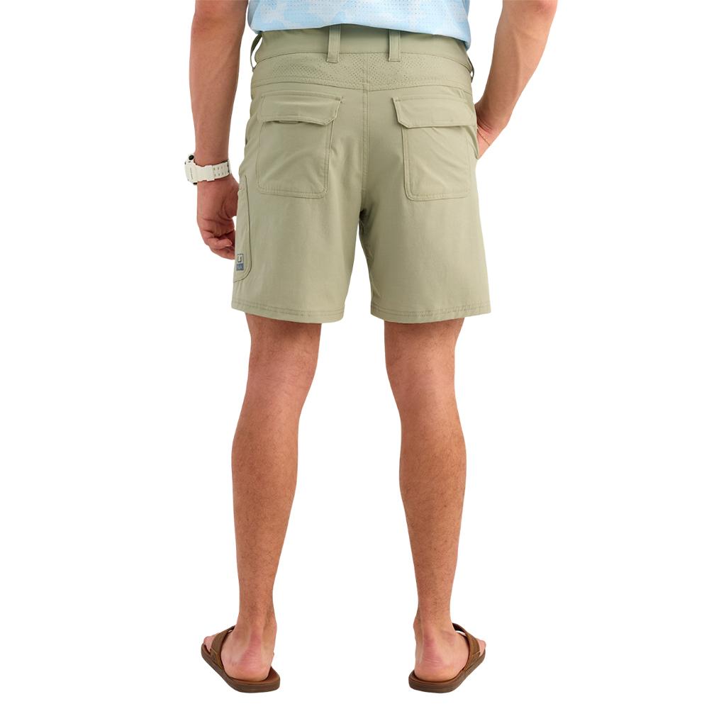 Huk Next Level 7" Shorts Seagrass S Picture of Marolina DBA HUK NXTLVL 7 SHORT SEAGRASS SIZE S