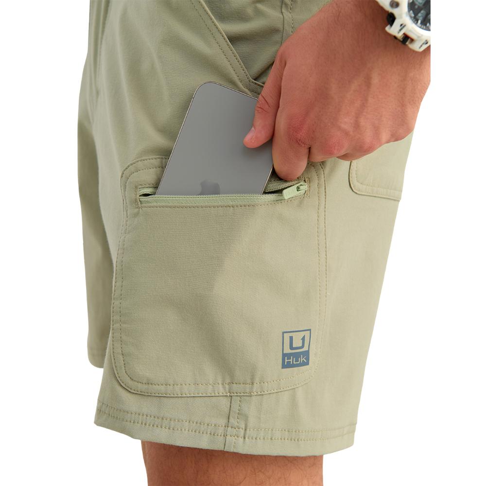 Huk Next Level 7" Shorts Seagrass XL Picture of Marolina DBA HUK NXTLVL 7 SHORT SEAGRASS SIZE XL