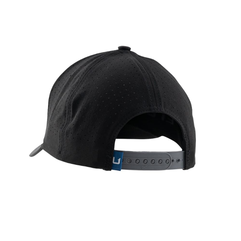Huk Barb U 110 Performance Hat Black Picture of Marolina DBA HUK HUK BARB U 110 PERFORMANCE SNAPBACK BLACK SIZE 1