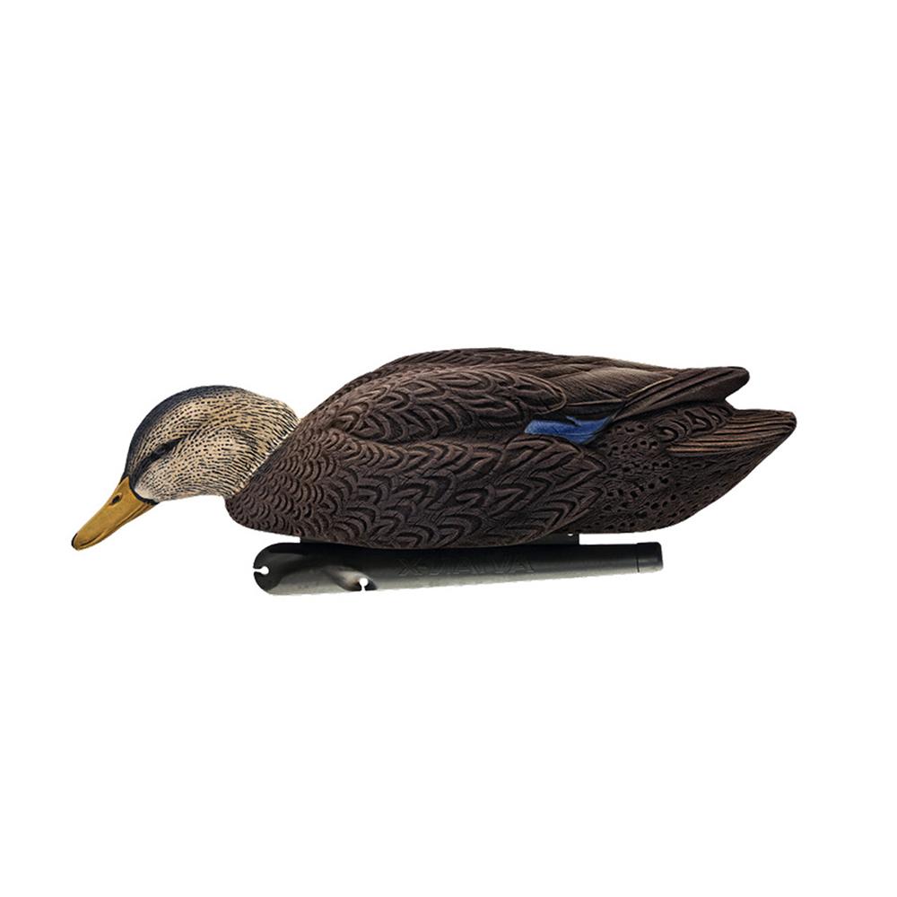 Avian-X Topflight Black Ducks Floating Decoys 6/ct Picture of AVIAN AVIAN TOPFLIGHT FLOATING / FLOCKED BLACK DUCKS
