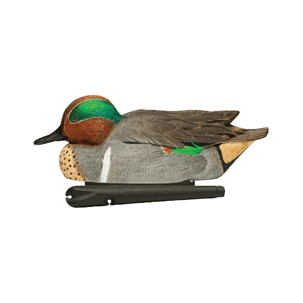 Avian-X Topflight Green Wing Teal Decoys 6/ct Picture of AVIAN AVIAN X TOP FLIGHT GREEN WING TEAL