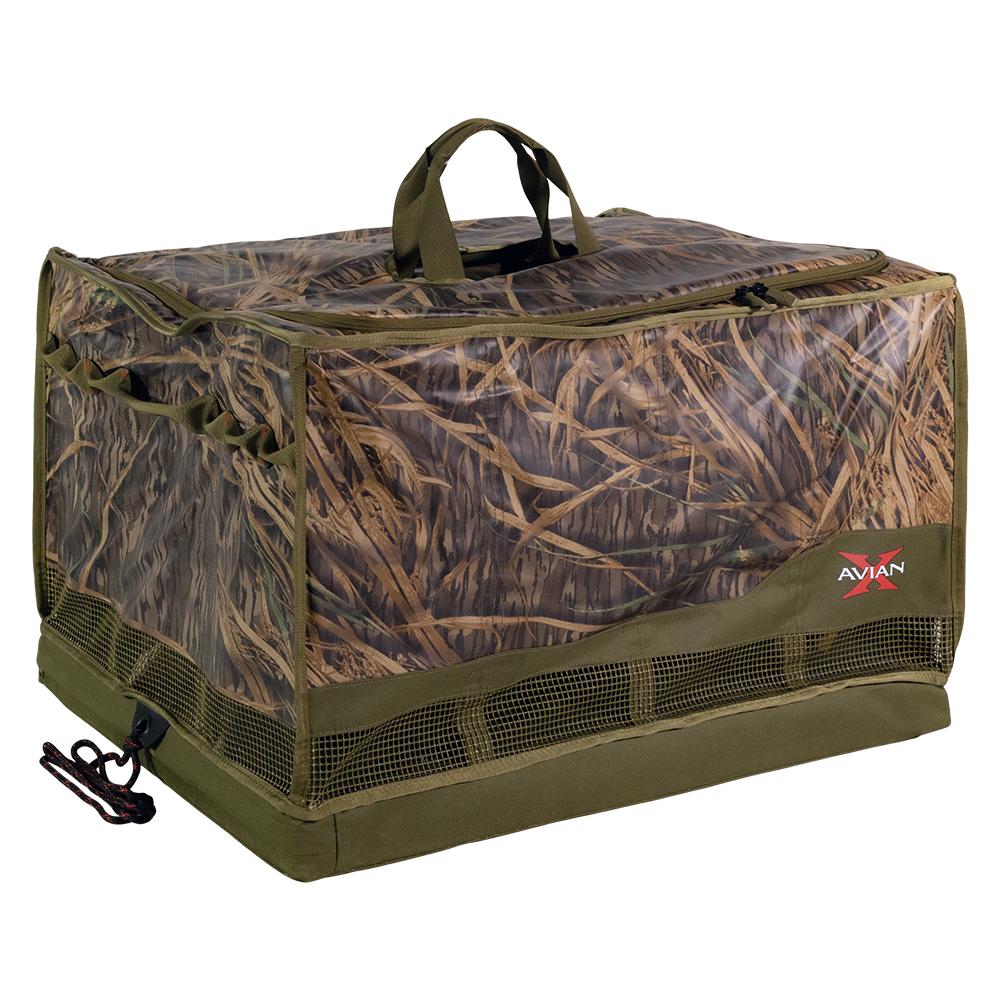 Avian-X Floating Slotted Decoy Bag 12 Slots Mossy Oak Original Shadow Grass Picture of AVIAN FLOATING SLOTTED DECOY BAGMOSSY OAK SHADOWGRASS