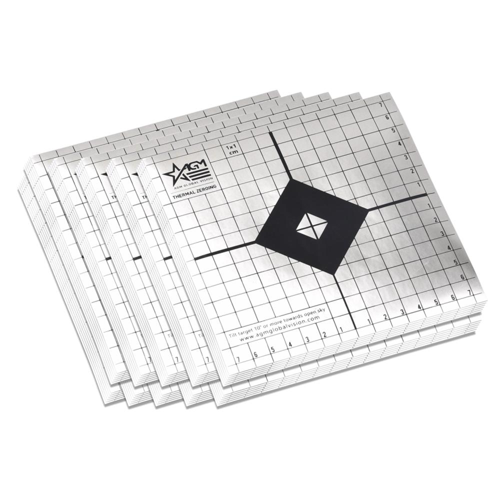 AGM Thermal Paper Targets 50/ct Picture of AGM Global Vision Pack of 50 AGM Thermal Targets