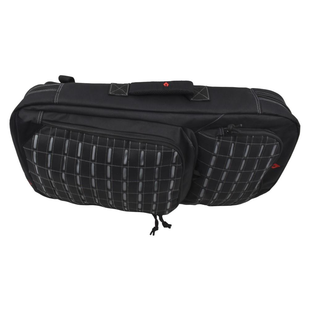 Advance Warrior Solutions Frame 36" Rifle Case with Backpack Strap Black with Grey Picture of Advance Warrior Solutions LLC FRAME 36" RIFLE BACKPACK COLOR BLACK / GREY / TSA LOCK