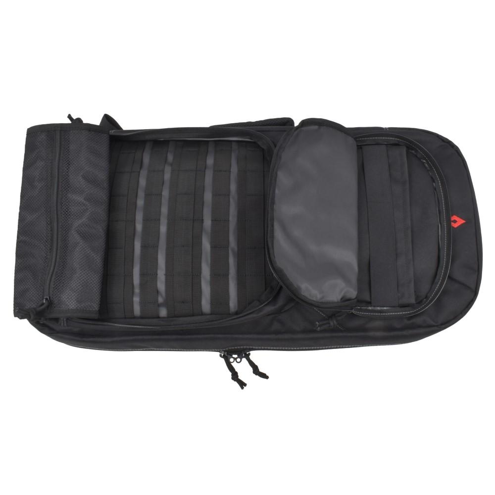 Advance Warrior Solutions Frame 36" Rifle Case with Backpack Strap Black with Grey Picture of Advance Warrior Solutions LLC FRAME 36" RIFLE BACKPACK COLOR BLACK / GREY / TSA LOCK