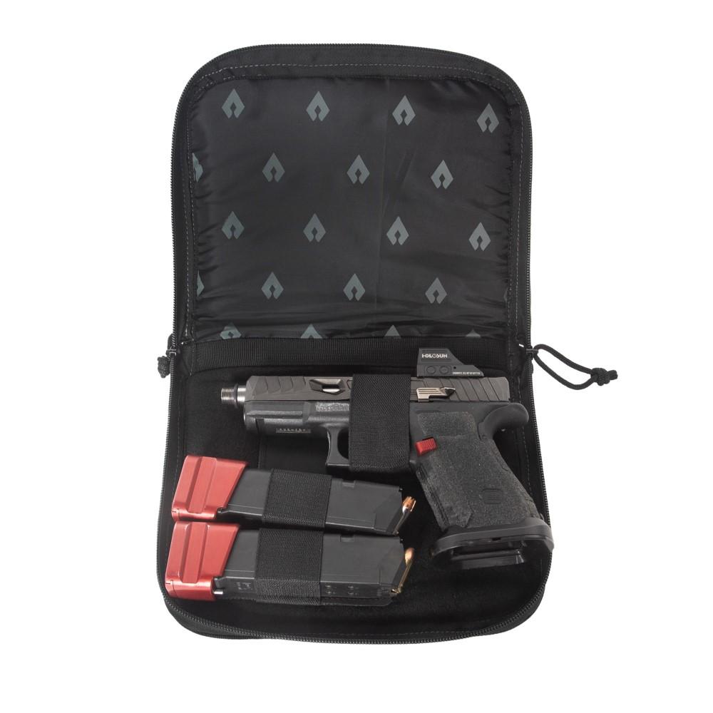Advance Warrior Solutions Single Pistol Case Black 10.5" Picture of Advance Warrior Solutions LLC Advance Warrior Single Pistol Case 10.5"