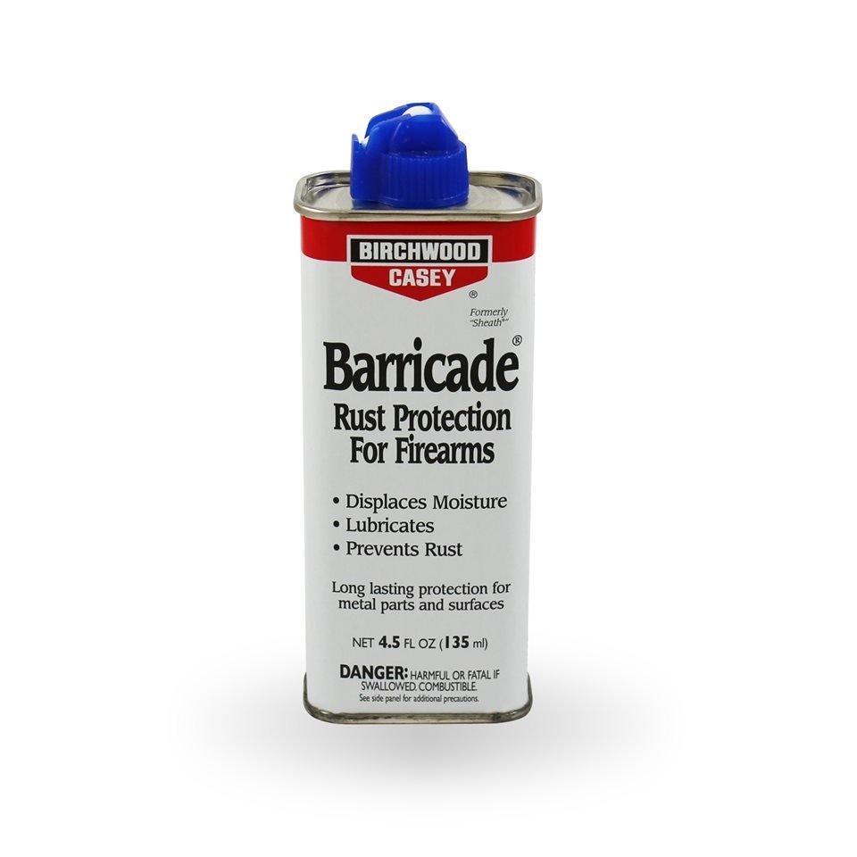 Birchwood Casey Barricade Rust Protection - 4.5 oz Spout Can Picture of Birchwood Casey BIRCHWOOD CASEY BARRICADE RUST PREVENTATIVE 4.5OZ SPOUT CAN