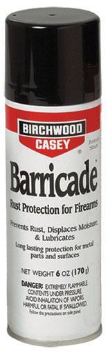 Birchwood Casey Barricade Rust Preventative - 6 oz Picture of Birchwood Casey BIRCHWOOD CASEY BARRICADE RUST PROTECTION 6OZ AEROSOL