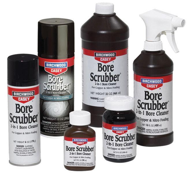 Birchwood Casey Bore Scrubber 2-in-1 Bore Cleaner - 10 oz Picture of Birchwood Casey BIRCHWOOD CASEY BORE SCRUBBER 2-IN-1 CLEANER 10OZ AEROSOL