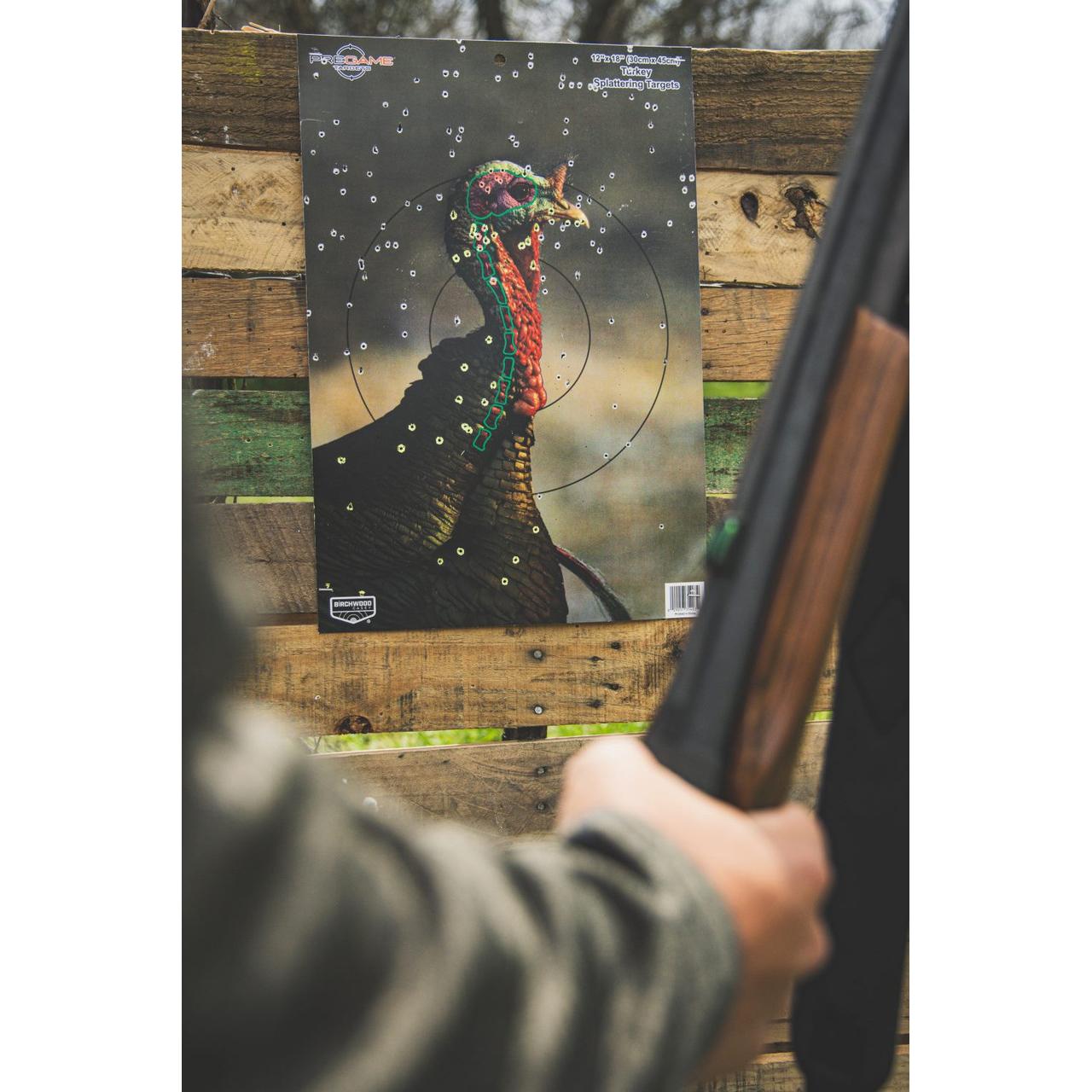 Birchwood Casey Pregame Turkey Paper Targets 12"x18" 8/ct Picture of Birchwood Casey PREGAME 12? X 18? TURKEY TARGET - 8-PK