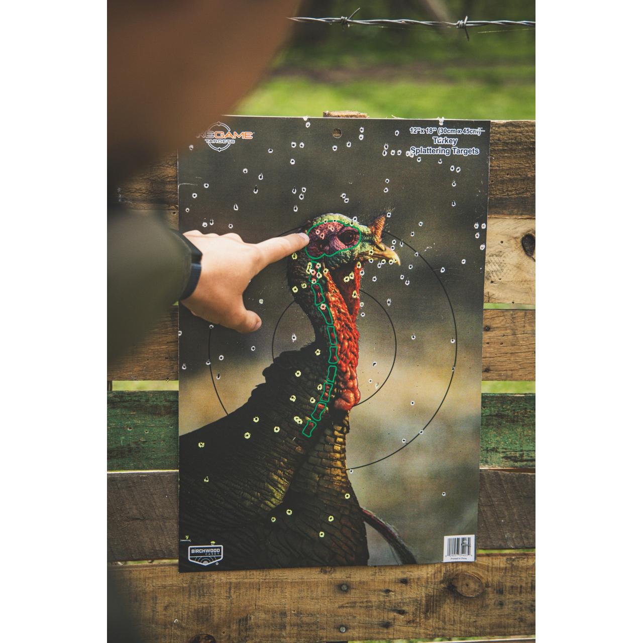 Birchwood Casey Pregame Turkey Paper Targets 12"x18" 8/ct Picture of Birchwood Casey PREGAME 12? X 18? TURKEY TARGET - 8-PK