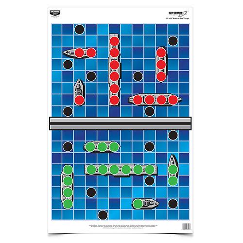 Birchwood EZE-Scorer 23" x 35" Battle at Sea - 5/ct Paper Folded