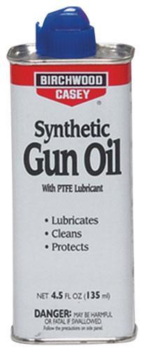 Birchwood Casey Synthetic Gun Oil with PTFE Lubricant - 4.5 oz Picture of Birchwood Casey SYNTHETIC GUN OIL 4.5 OZ SPOUT CAN