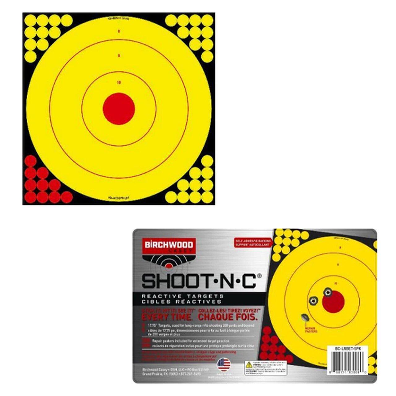 Birchwood Casey Longrange Bullseye Target - 5/ct Picture of Birchwood Casey Birchwood Casey Longrange Bullseye Target 5PK