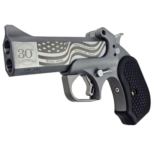 Bond Arms Limited Edition 30th Anniversary Vet Handgun .45 Colt /410ga 2rd Capacity 4.25" Barrel w/Resin Grips Picture of Bond Arms Inc. Bond Arms LE 30th Anniversary Vet 45LC/410 4.25" Barrel
